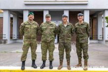 Pracovn nvteva velitea mnohonrodnho brigdneho elovho zoskupenia na Slovensku