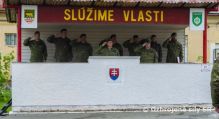 Slvnostn nstup 20. prporu logistiky Preov