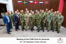 Rokovanie Klubu CV90 pre generlov