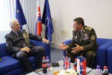 Náčelník generálneho štábu prijal pridelenca obrany