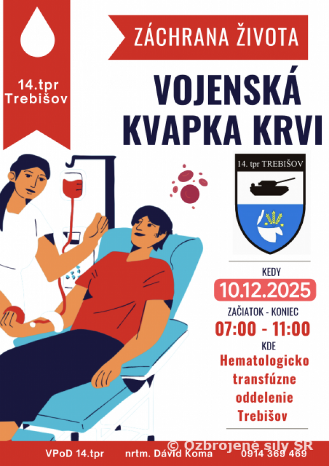 Adventná vojenská kvapka krvi